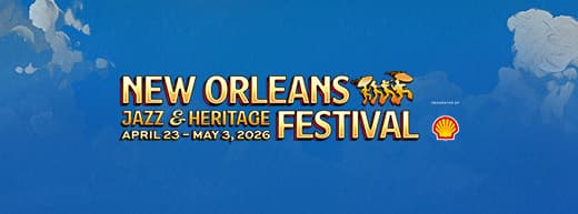 <center><b style="font-family:StagSans-Bold;">New Orleans Jazz & Heritage Festival 2026</b></center>